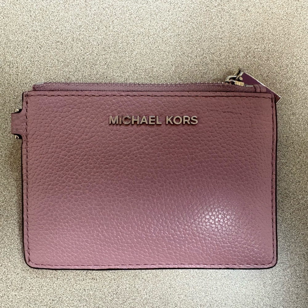 Michael Kors Pink Leather Wristlet Wallet